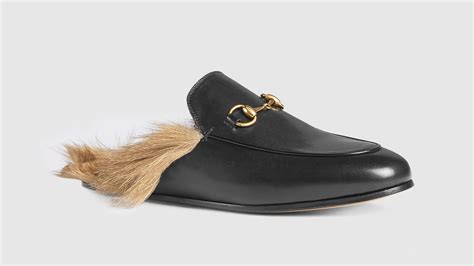 kangaroo lined gucci loafers|Gucci g loafers.